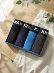 Premium Cotton Boxer Brief (mixed colors) — 4-Pack view 1