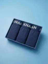 Gokwe Cotton Boxer Brief ( All Navy Pack) - 3 pack view 3