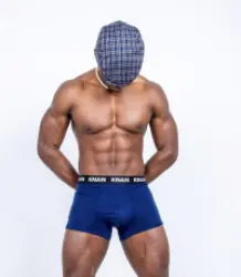 Gokwe Cotton Boxer Brief ( All Navy Pack) - 3 pack view 2